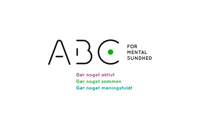 Logo for ABC med teksten: Gør noget aktivt, noget sammen og noget meningsfuldt